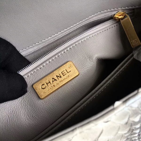 Chanel Original Python Leather Tote Bag 8119F