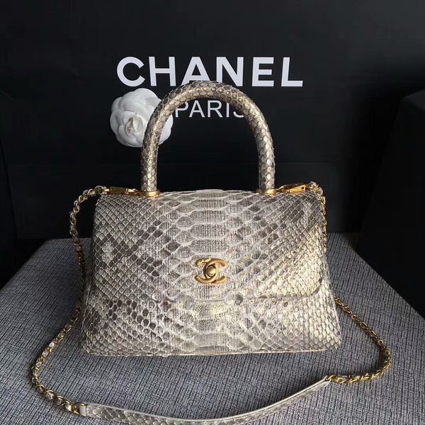 Chanel Original Python Leather Tote Bag 8119G