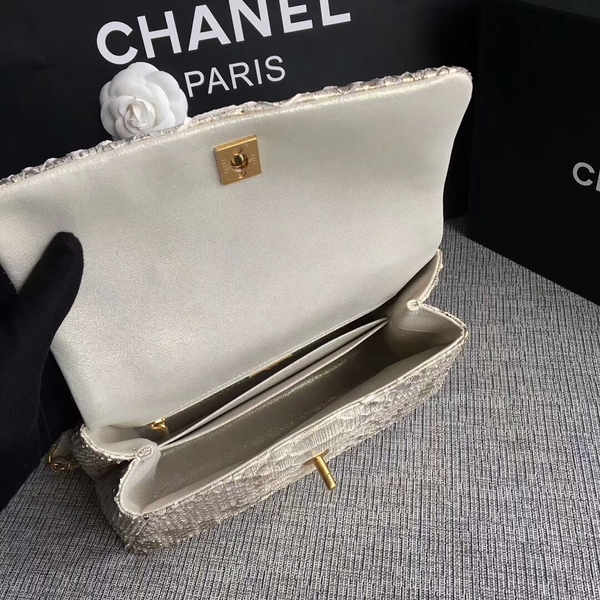 Chanel Original Python Leather Tote Bag 8119G
