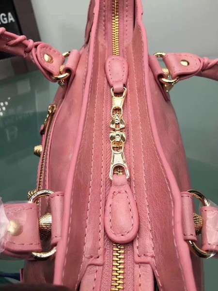 Balenciaga Giant City Gold Studs Handbag 084333 Pink