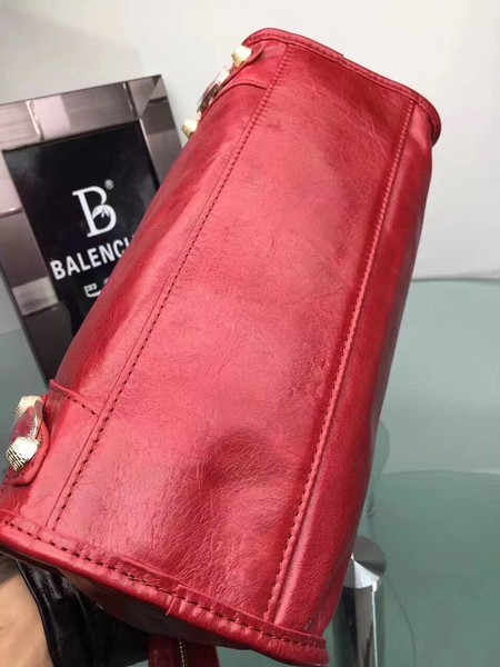 Balenciaga Giant City Gold Studs Handbag 084333 Red