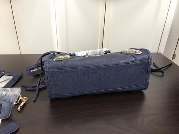 Balenciaga Giant City Gold Studs Handbag B084335 Blue