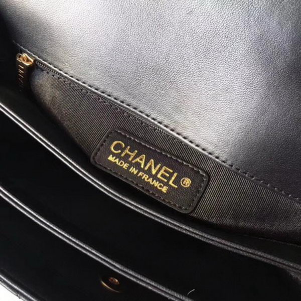 Chanel Classic Shoulder Bag Original Sheepskin Leather A57028 Black