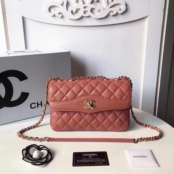 Chanel Classic Shoulder Bag Original Sheepskin Leather A57028 Pink