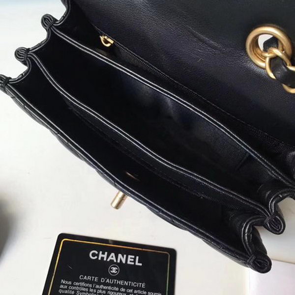 Chanel Classic Shoulder Bag Original Sheepskin Leather A57029 Black