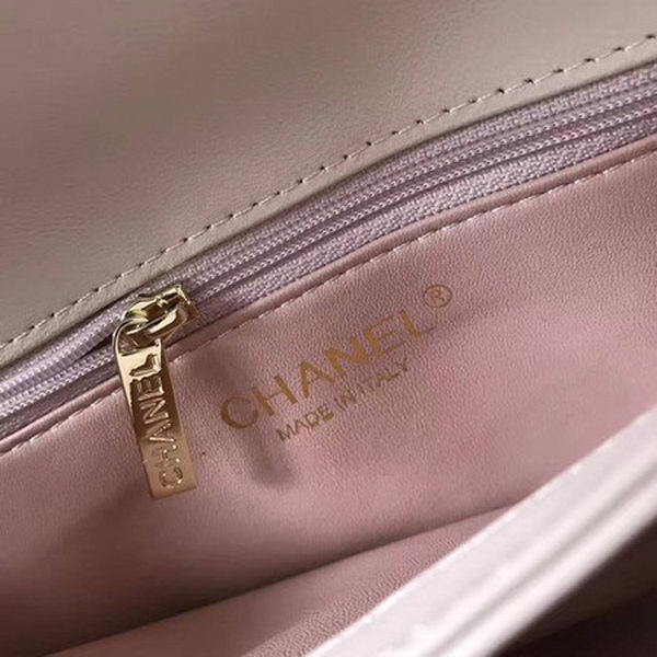 Chanel Classic Top Handle Bag Sheepskin Leather CHA2371 OffWhite