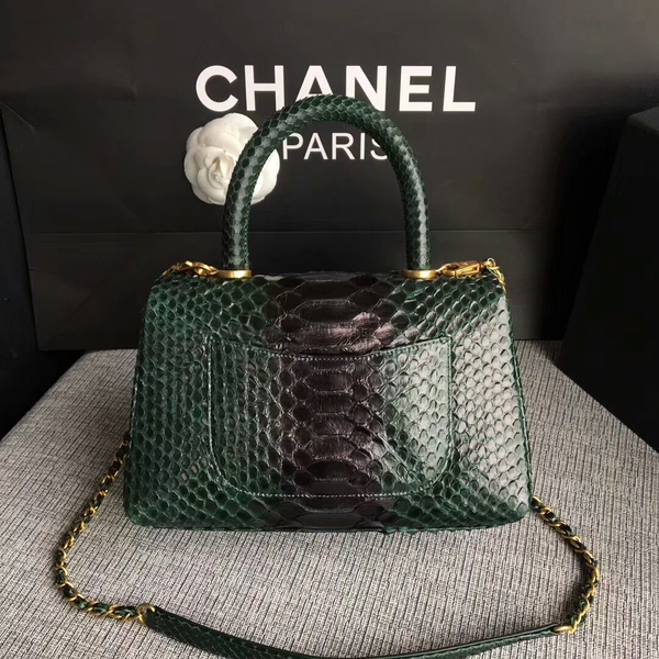 Chanel Original Python Leather Tote Bag 8119H