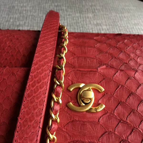 Chanel Original Python Leather Tote Bag 8119I