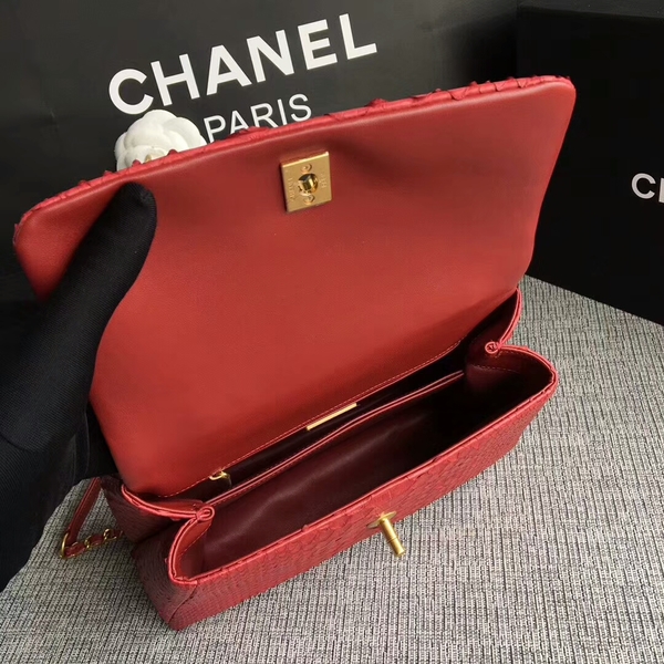 Chanel Original Python Leather Tote Bag 8119I