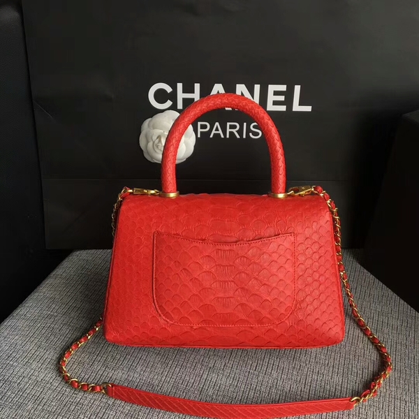 Chanel Original Python Leather Tote Bag 8119K