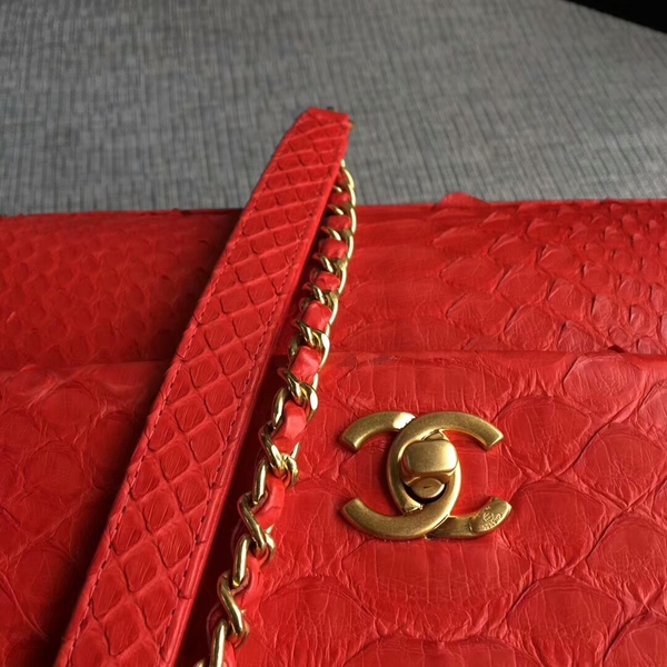 Chanel Original Python Leather Tote Bag 8119K