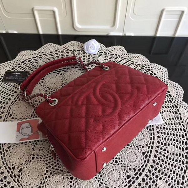 Chanel Shoulder Bag Cannage Pattern Leather CHA3628 Red