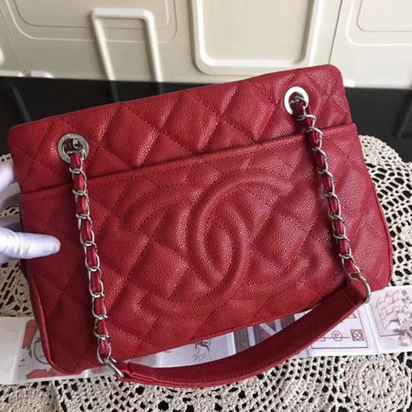 Chanel Shoulder Bag Cannage Pattern Leather CHA3628 Red
