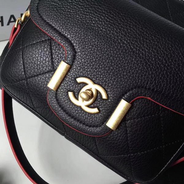 Chanel Shoulder Bag Original Deerskin Leather A57219 Black