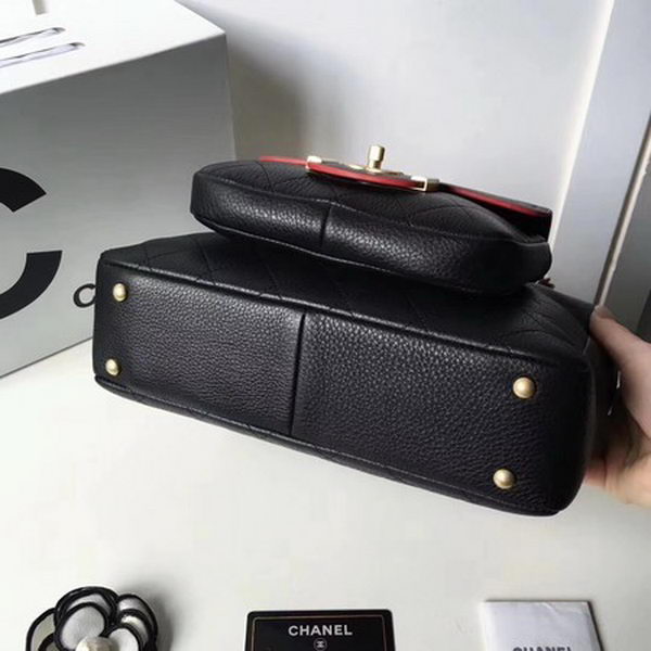 Chanel Shoulder Bag Original Deerskin Leather A57219 Black