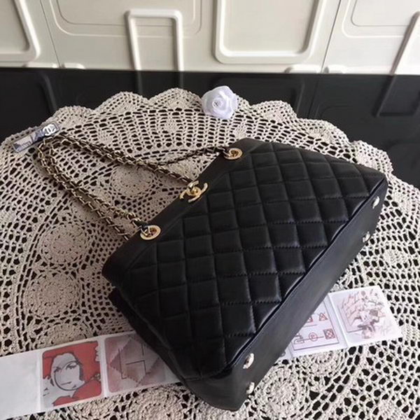 Chanel Shoulder Bag Sheepskin Leather CHA3369 Black