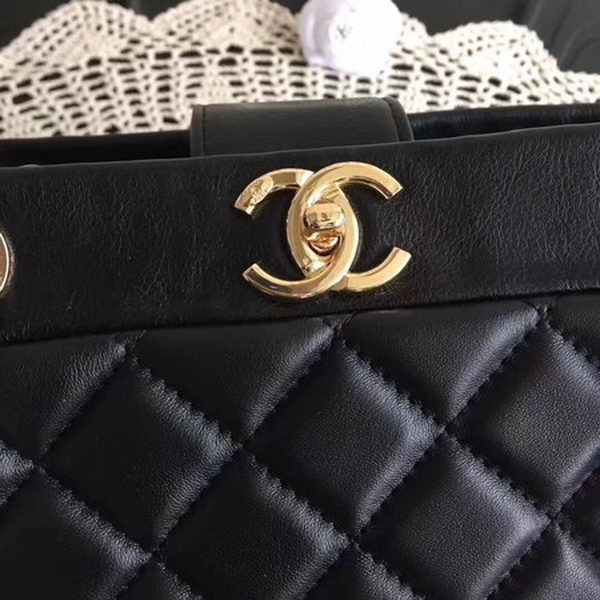 Chanel Shoulder Bag Sheepskin Leather CHA3369 Black