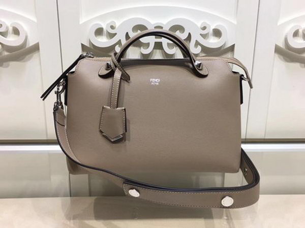 Fendi BY THE WAY Bag Original Calfskin Leather F21790 Grey