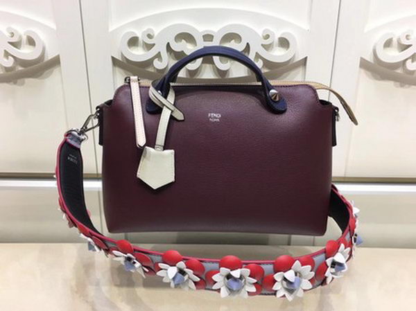 Fendi BY THE WAY Bag Original Calfskin Leather F21790 Wine