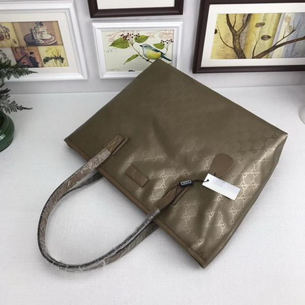 Gucci GG Imprime Tote Bag 211137 Gold