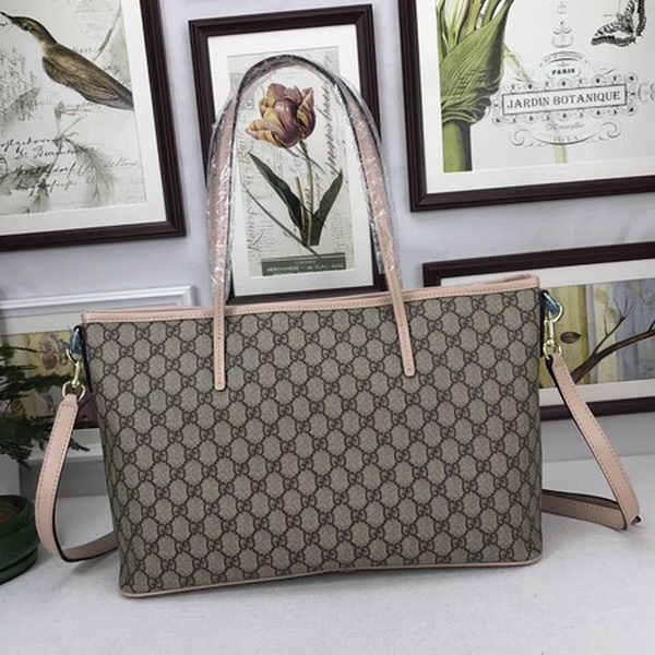 Gucci GG Supreme Canvas Tote Bag 353437 Camel