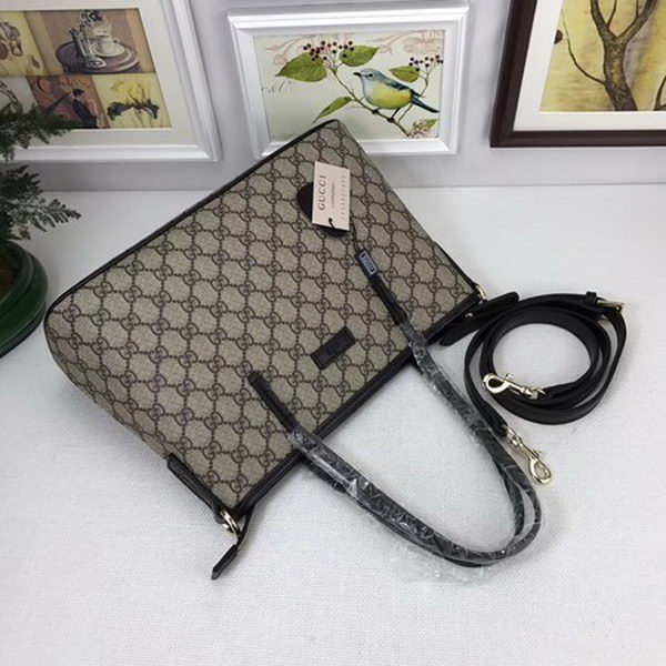 Gucci GG Supreme Canvas Tote Bag 353440 Brown