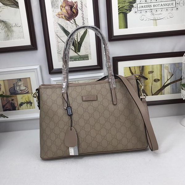 Gucci GG Supreme Canvas Tote Bag 353440 Camel