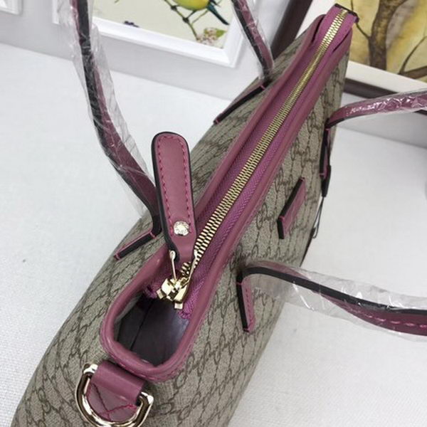 Gucci GG Supreme Canvas Tote Bag 353440 Rose