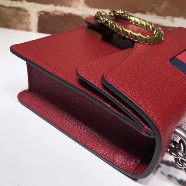 Gucci Dionysus Lichee Pattern Mini Shoulder Bag 421970 Red