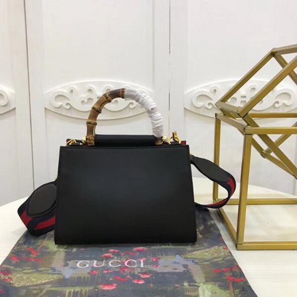 Gucci Nymphaea Leather mini Bag 470271 Black