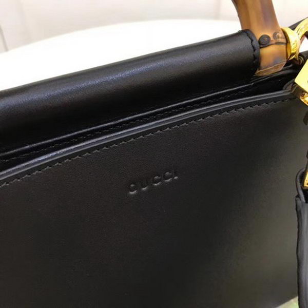 Gucci Nymphaea Leather mini Bag 470271 Black