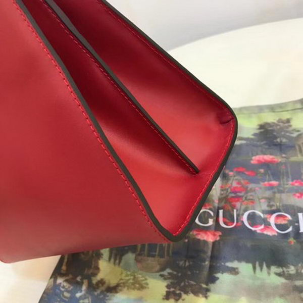 Gucci Nymphaea Leather mini Bag 470271 Red