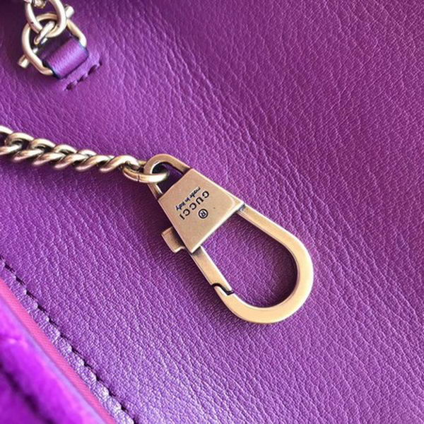 Gucci GG Marmont Velvet Super Mini Bag 476433 Purple