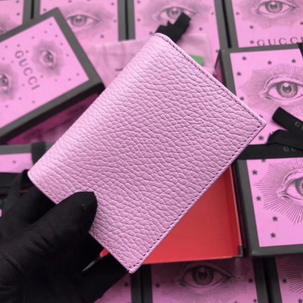 Gucci Leather Card case with Bosco 499325 Pink