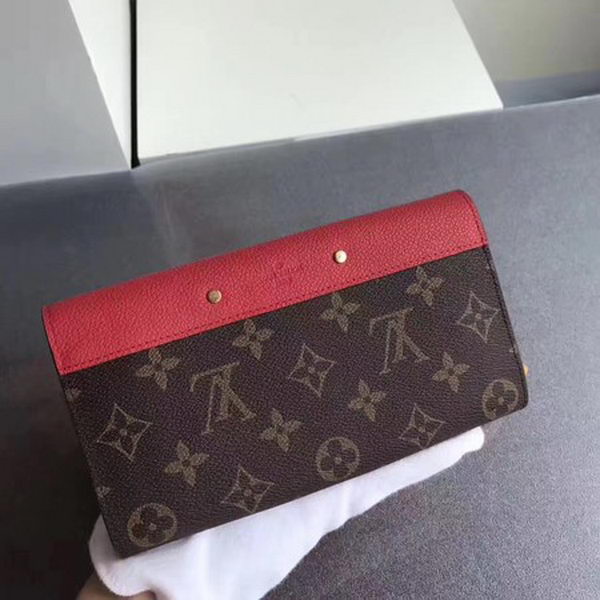 Louis Vuitton Monogram Canvas PALLAS WALLET M58414 Red