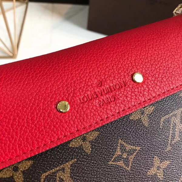 Louis Vuitton Monogram Canvas Pallas Chain Cerise M41201 Red