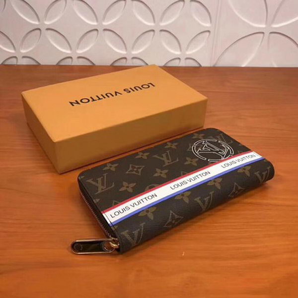 Louis Vuitton Monogram Canvas Zippy Illustre Wallet M60017