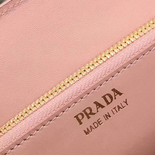 Prada Bibliotheque Handbag in Calf Leather 1BA155 Pink