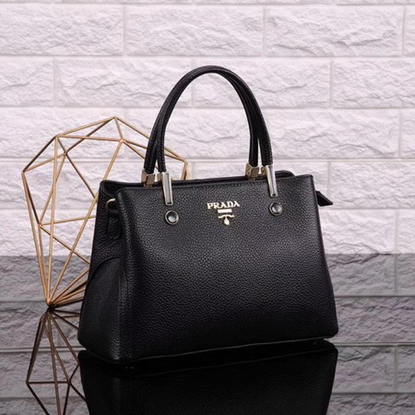 Prada Bibliotheque Medium Saffiano Top-Handle Tote Bag BN0902 Black