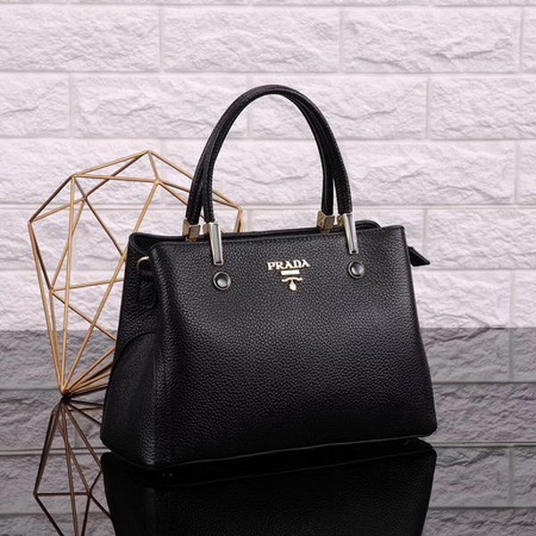 Prada Bibliotheque Medium Saffiano Top-Handle Tote Bag BN0902 Black