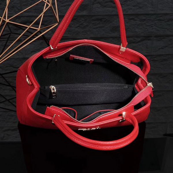 Prada Bibliotheque Medium Saffiano Top-Handle Tote Bag BN0902 Red