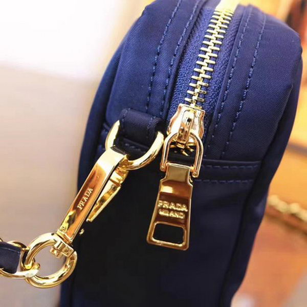 Prada Nylon Shoulder Bag BN1320 Blue