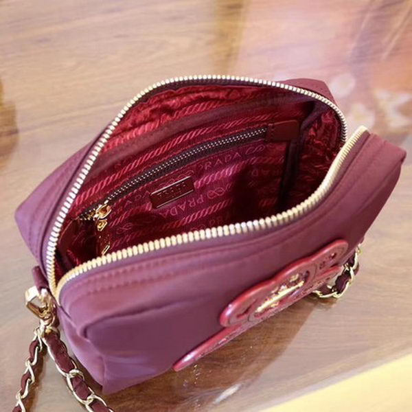 Prada Nylon Shoulder Bag BN1320 Red