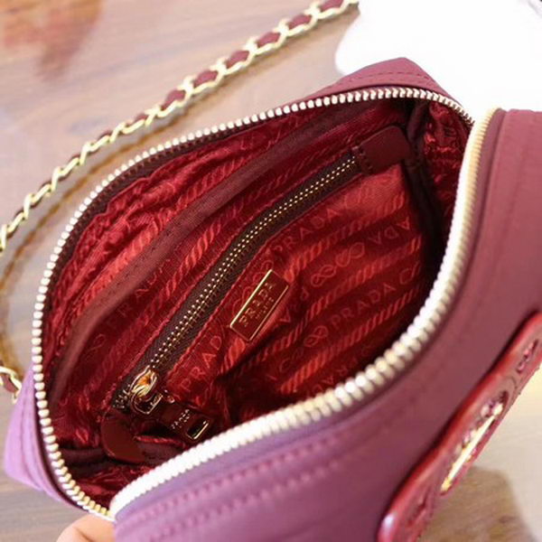 Prada Nylon Shoulder Bag BN1320 Red