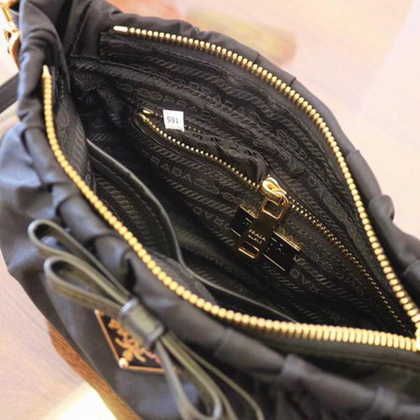Prada Nylon Shoulder Bag BN2043 Black