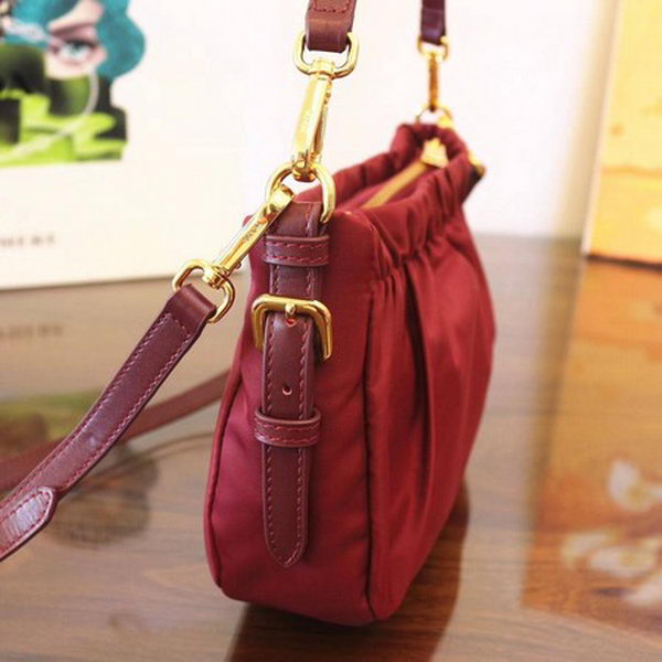 Prada Nylon Shoulder Bag BN2043 Red