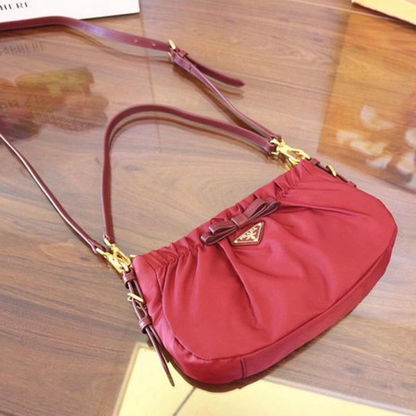 Prada Nylon Shoulder Bag BN2043 Red