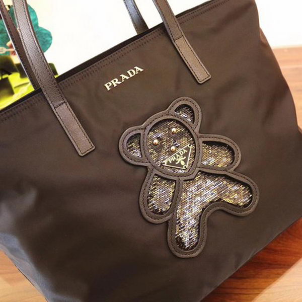 Prada Nylon Tote Bag 1BG052 Black