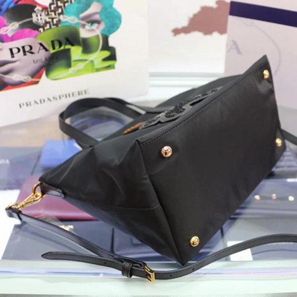 Prada Nylon Tote Bag 1BG061 Black