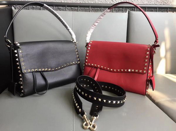 Valentino Rockstud Single Handle Bag PW2B0A85 Red